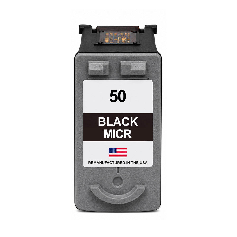 U.S. Remanufactured for Canon PG-50 Black MICR Ink Cartridge