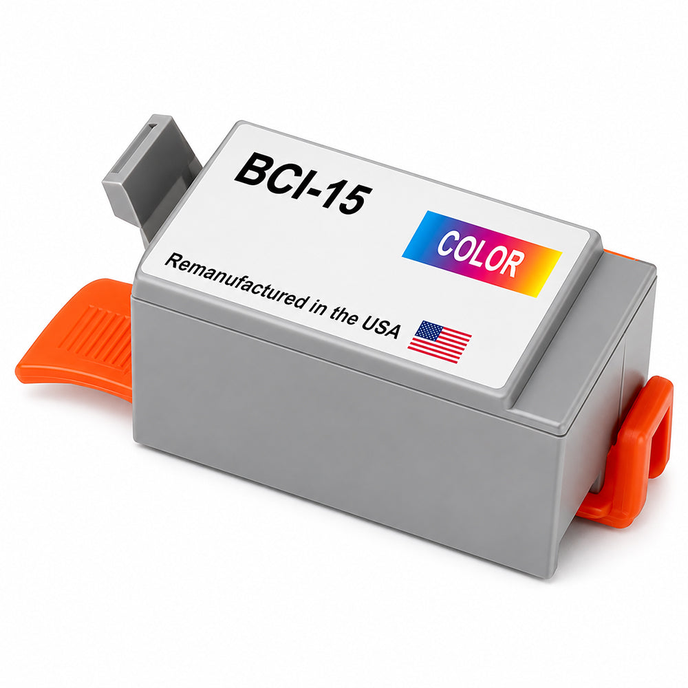 U.S Remanufactured for Canon BCI-15 Color Ink Cartridge