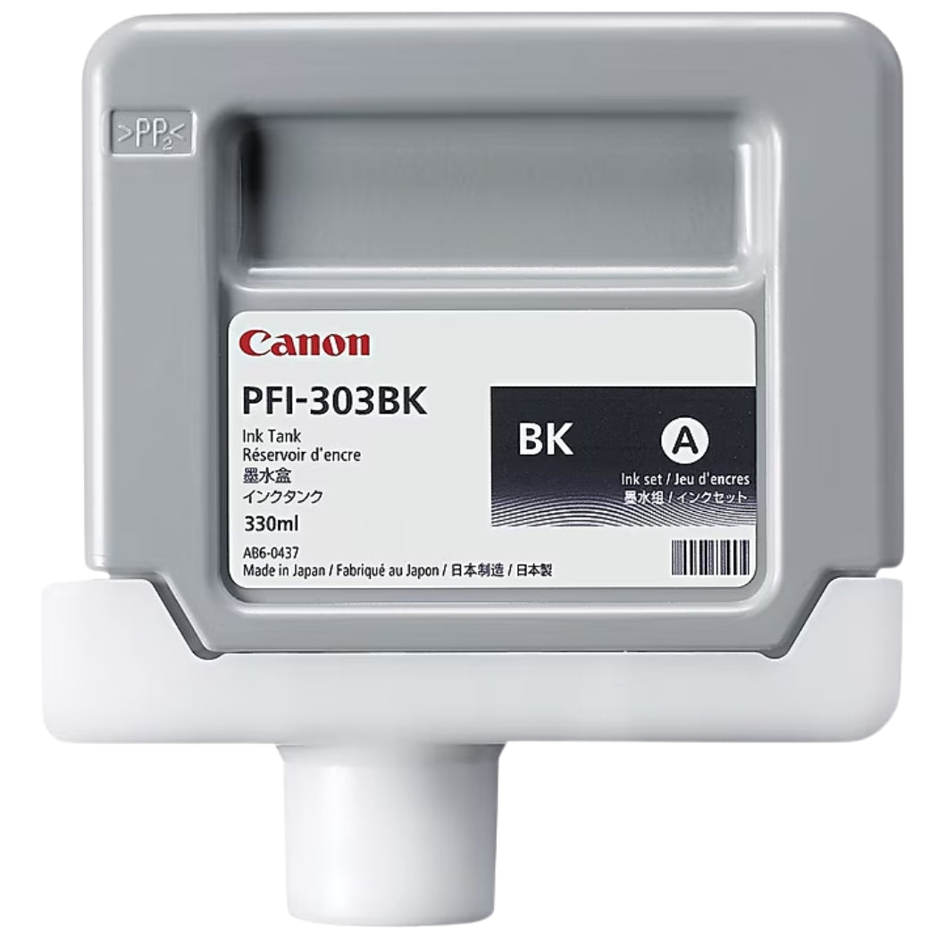 New, Pre-Owned -  PFI-303 330ML Black  Ink Cartridge, 2958B001AA