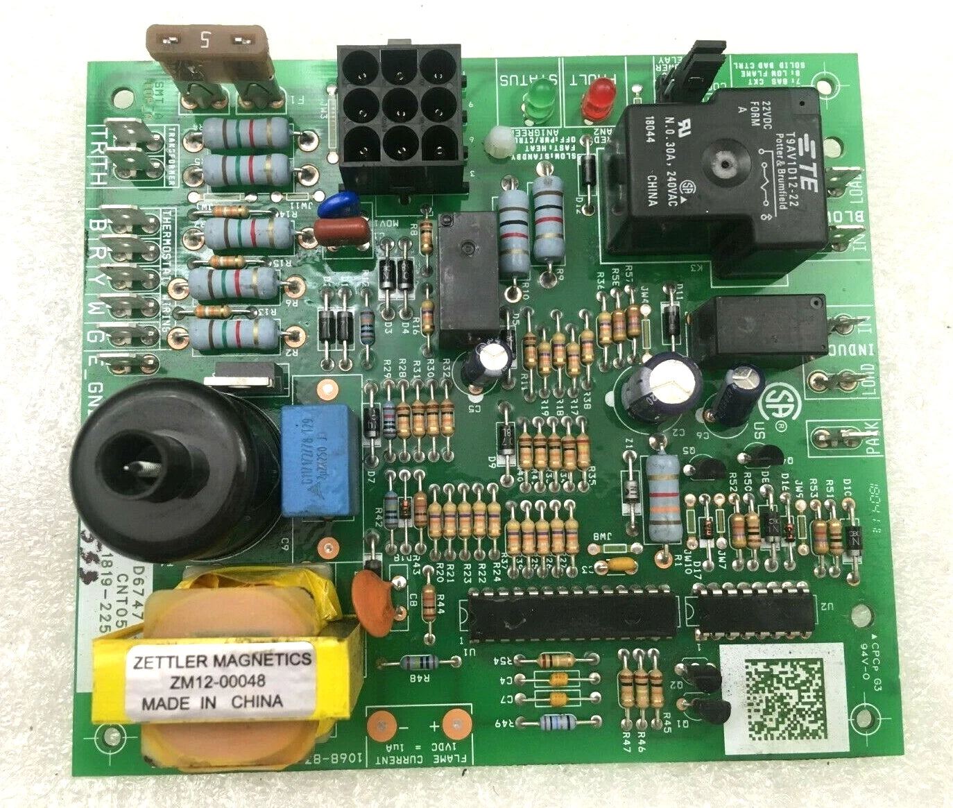 TRANE American Standard D674711P01 Furnace Control Board 1068-110 (Refurbished)