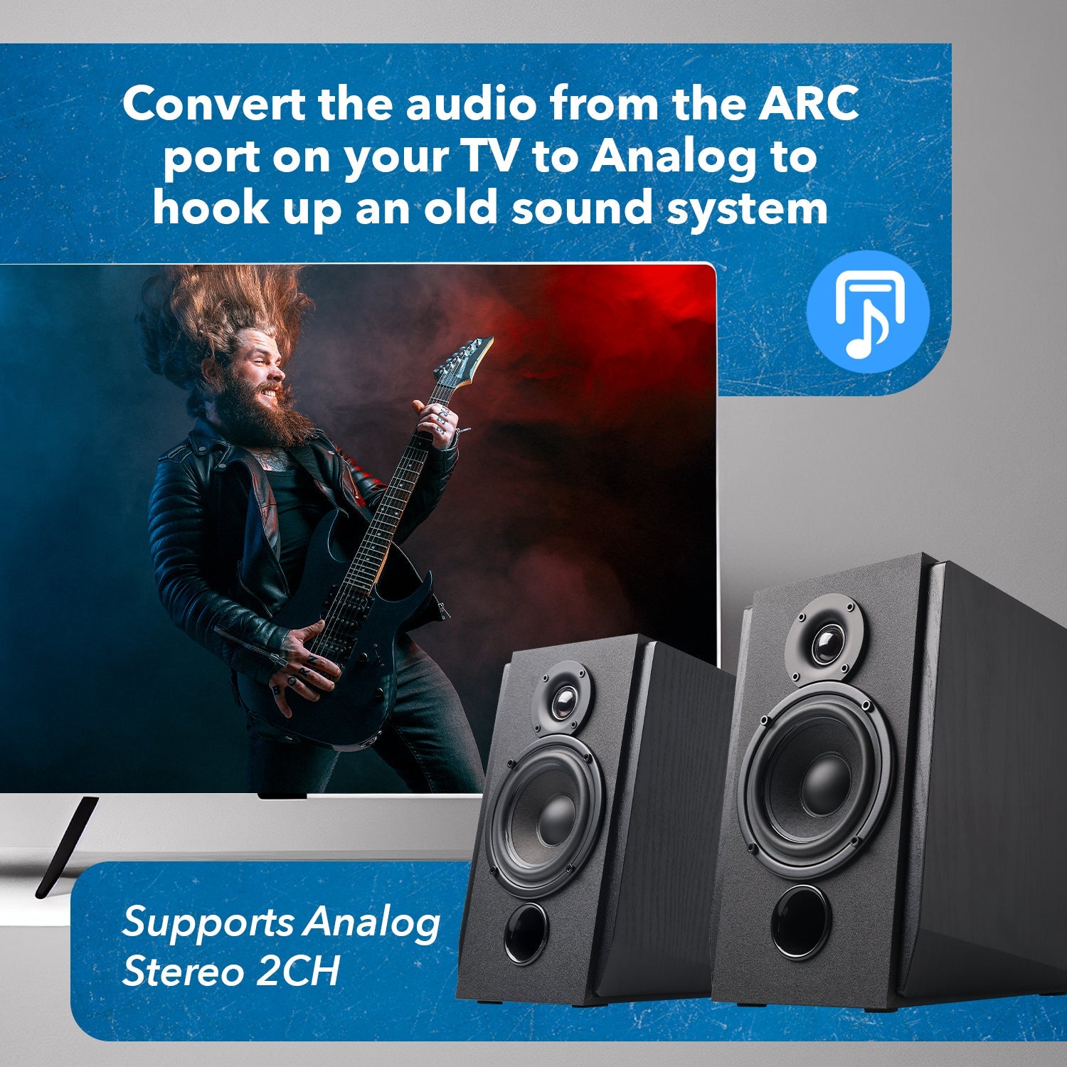 ARC to Analog Decoder Audio Converter-DA26