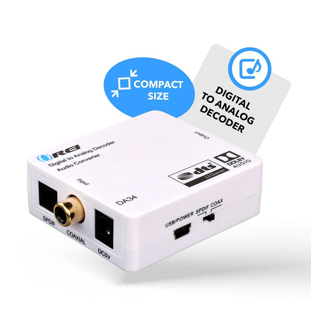 Digital to Analog Decoder Audio Converter-DA34