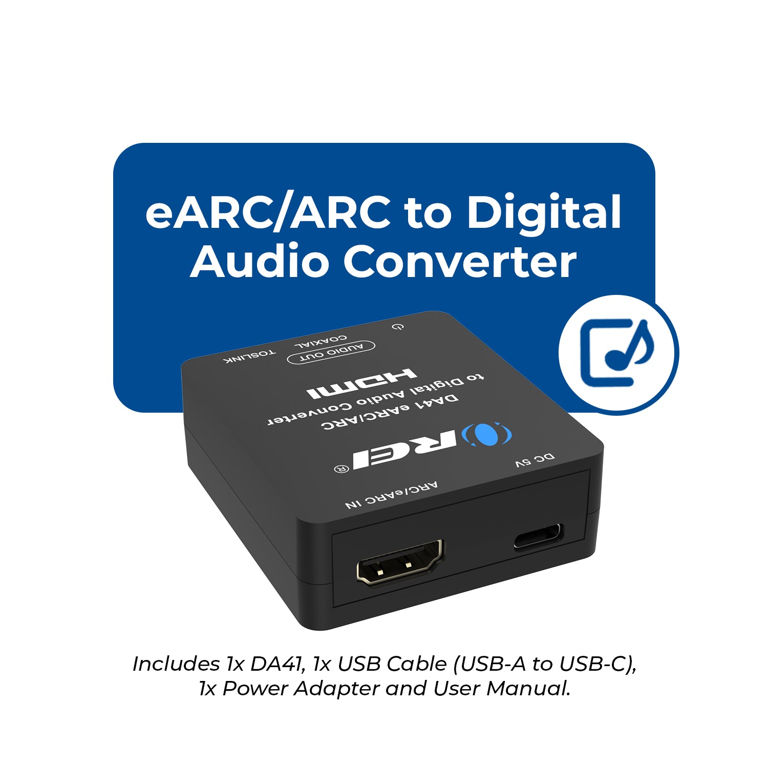 eARC/ARC to Digital Audio Converter (DA41)