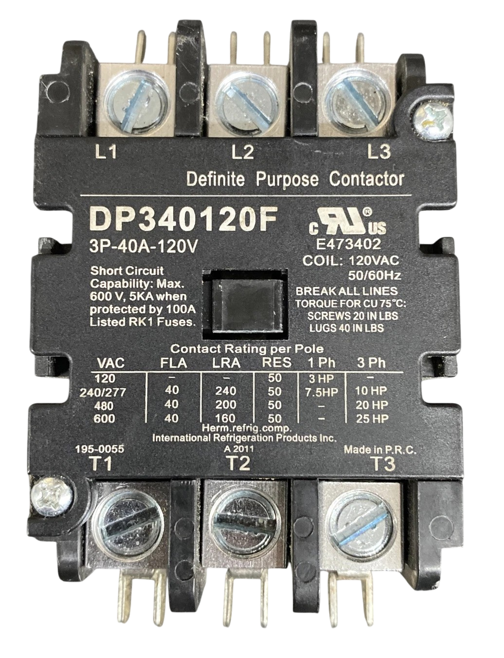 SIEMENS DP340120F / DP340120F 3P-40A-120V