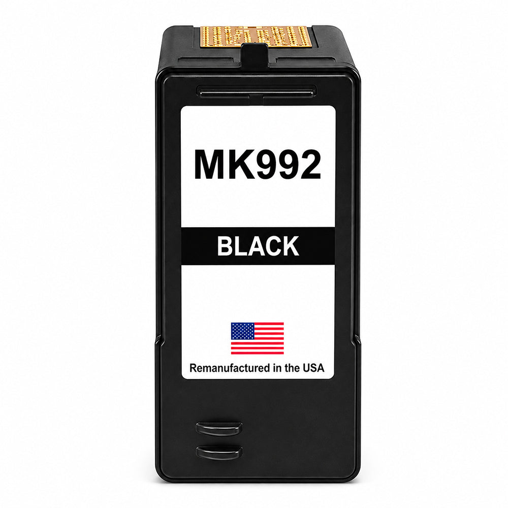 U.S. Remanufactured for Dell Series 9 MK992 Black Ink Cartridge