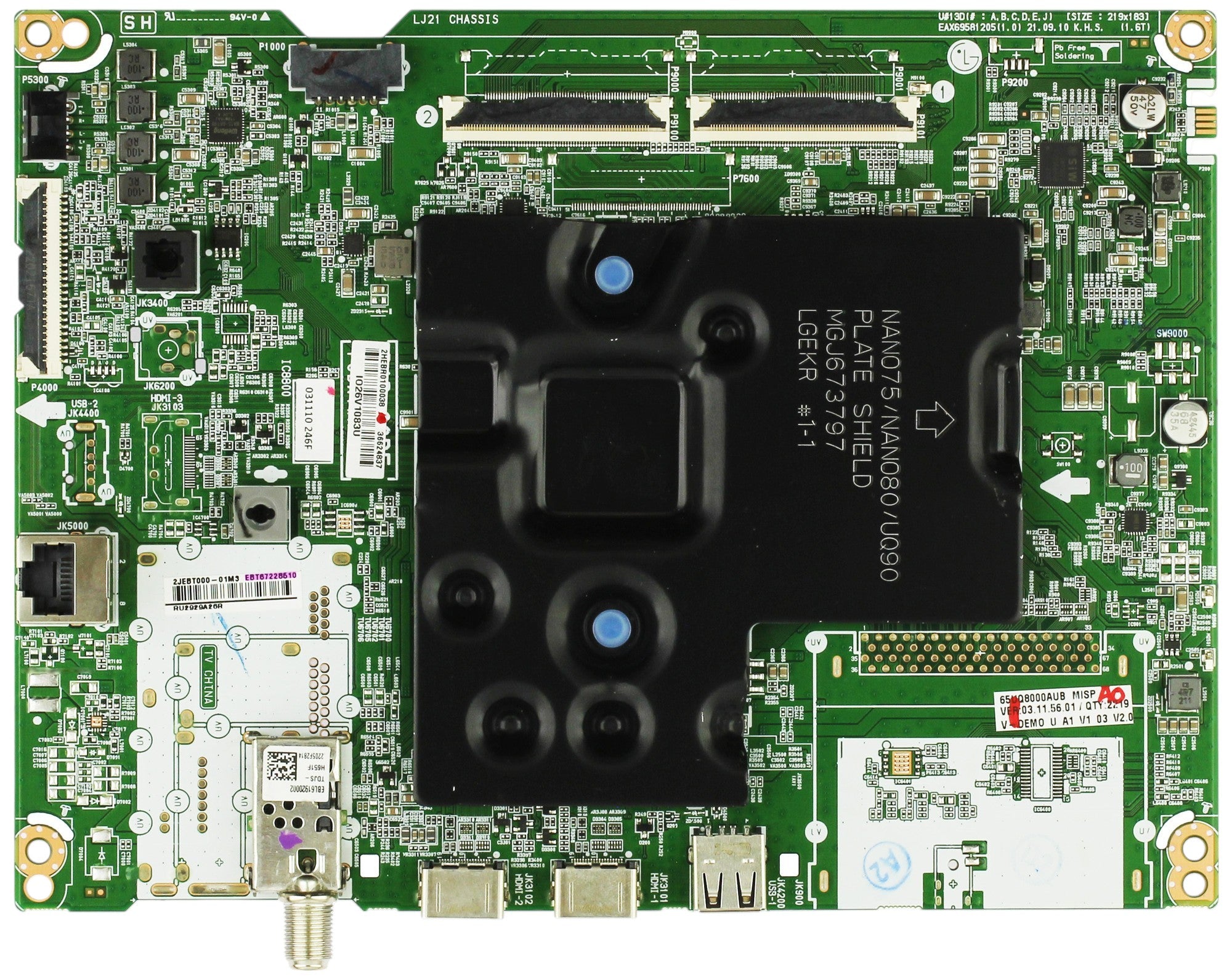 LG EBT67228510 Main Board for 65UQ8000AUB.AUSFLKR