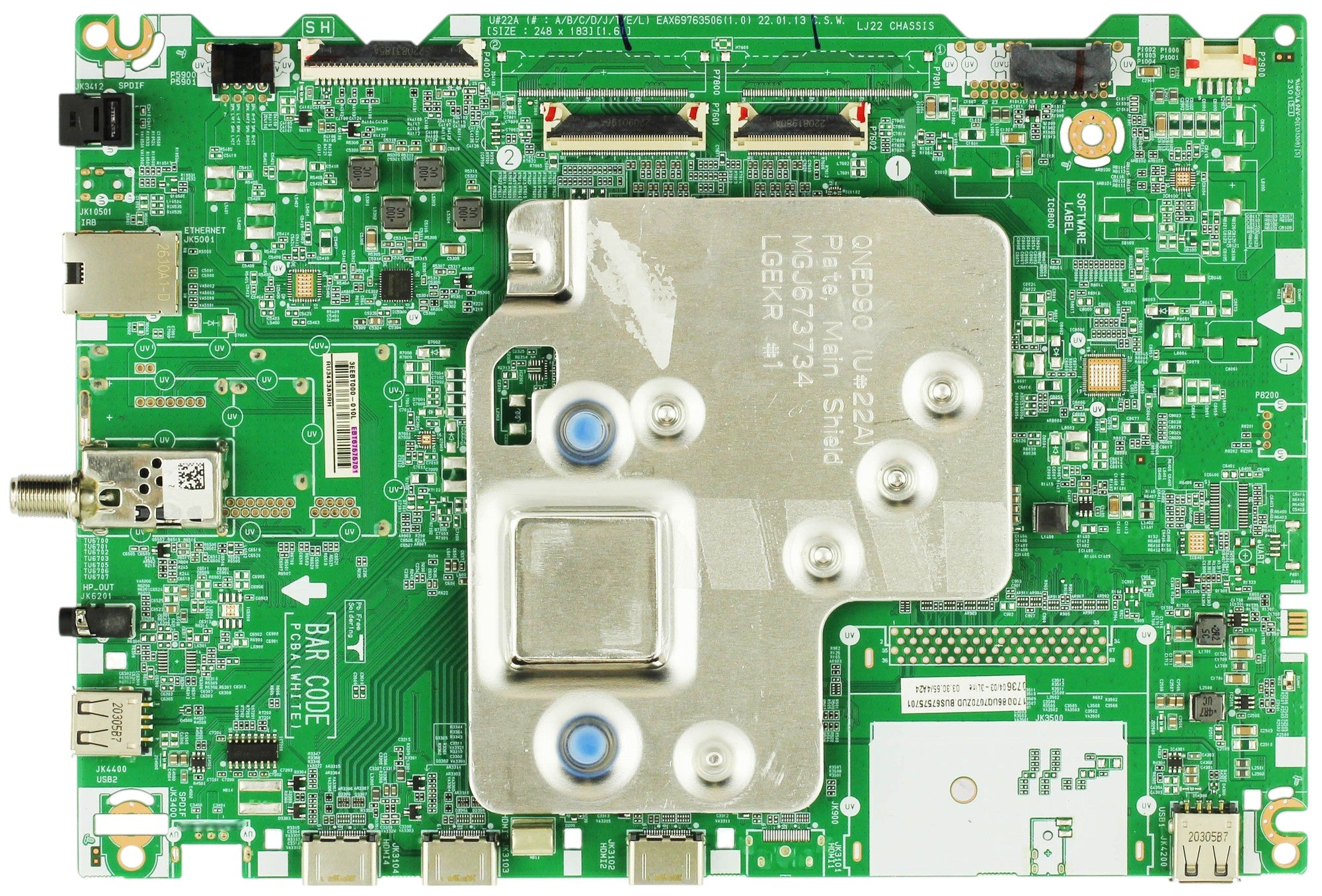 LG EBT67575701 Main Board for 86UQ7070ZUD.BUSFFKR