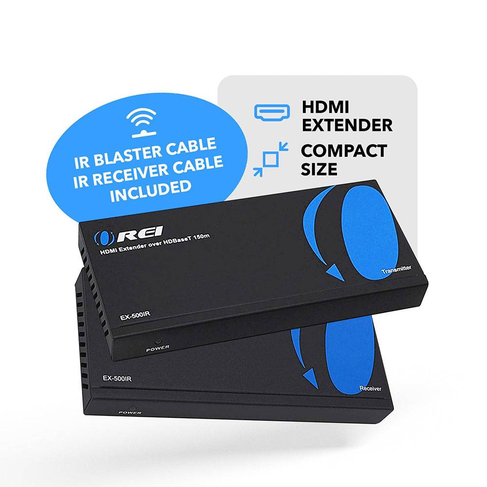 1080p HDBaseT HDMI™ Extender (Loop) - 500ft (cat6)-EX-500IR