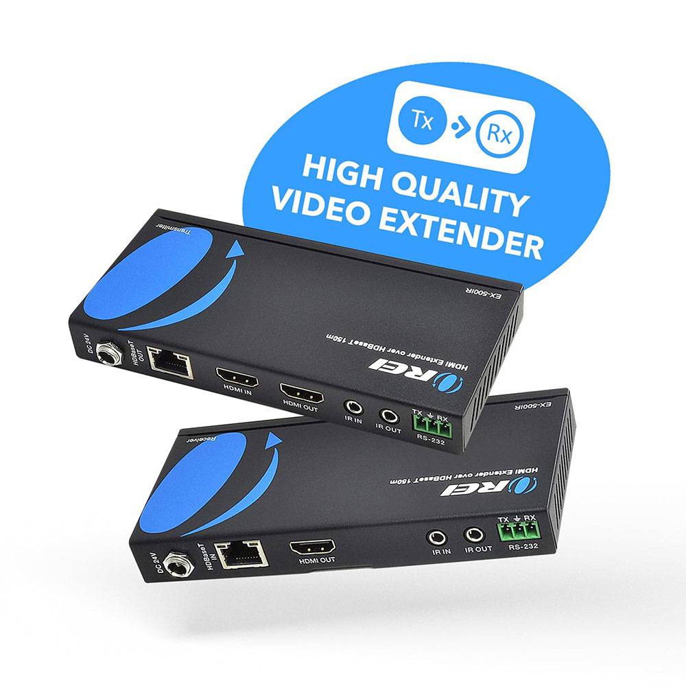 1080p HDBaseT HDMI™ Extender (Loop) - 500ft (cat6)-EX-500IR