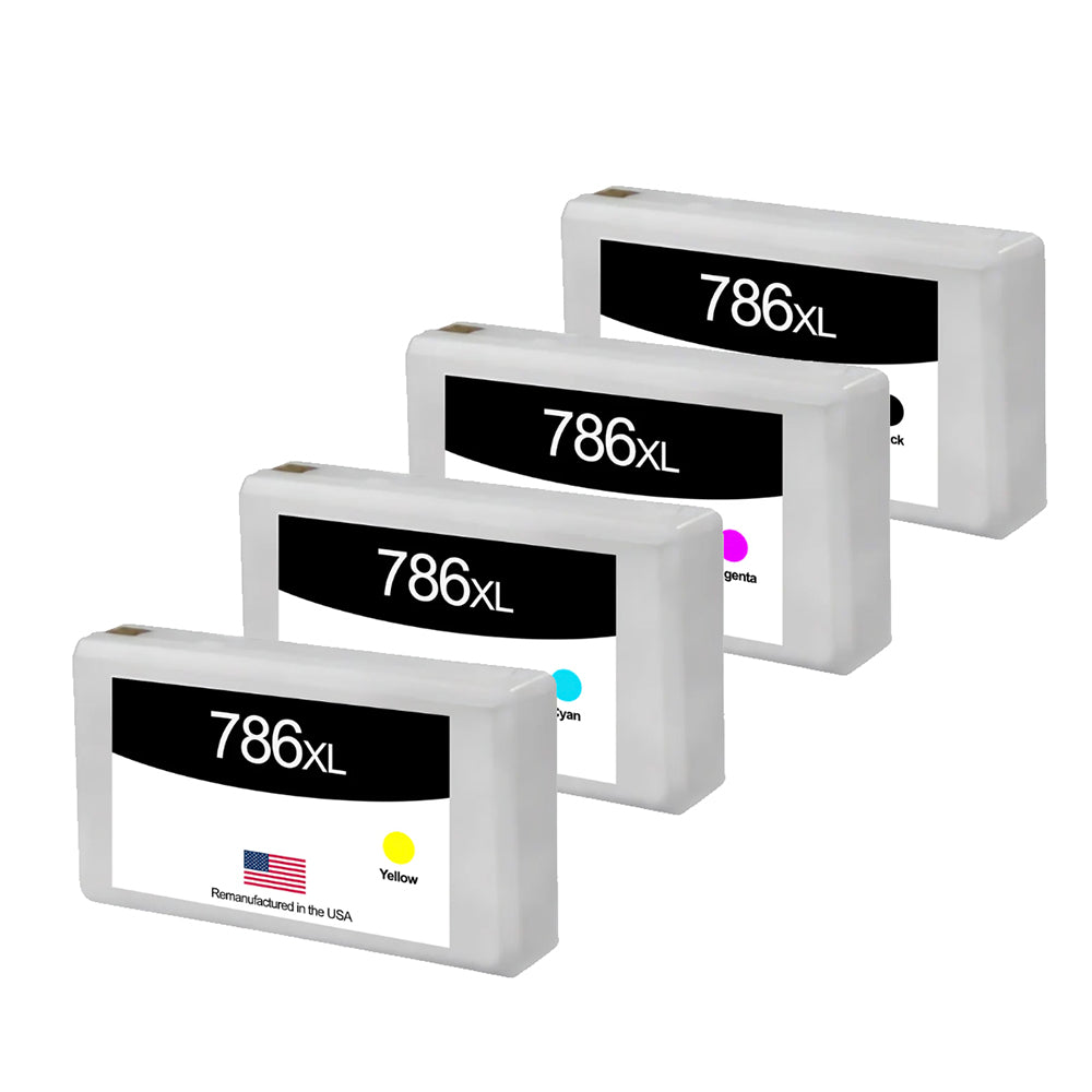 US Remanufactured Epson T786XL Multi-Color  Ink Cartridge, T786XL-BCS