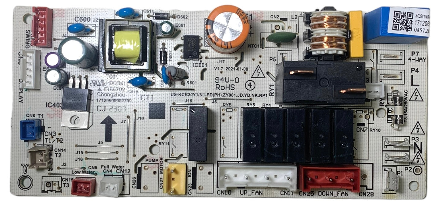 Midea 17120600002890 (17120600002709) Electronic Control Board Air Conditioner