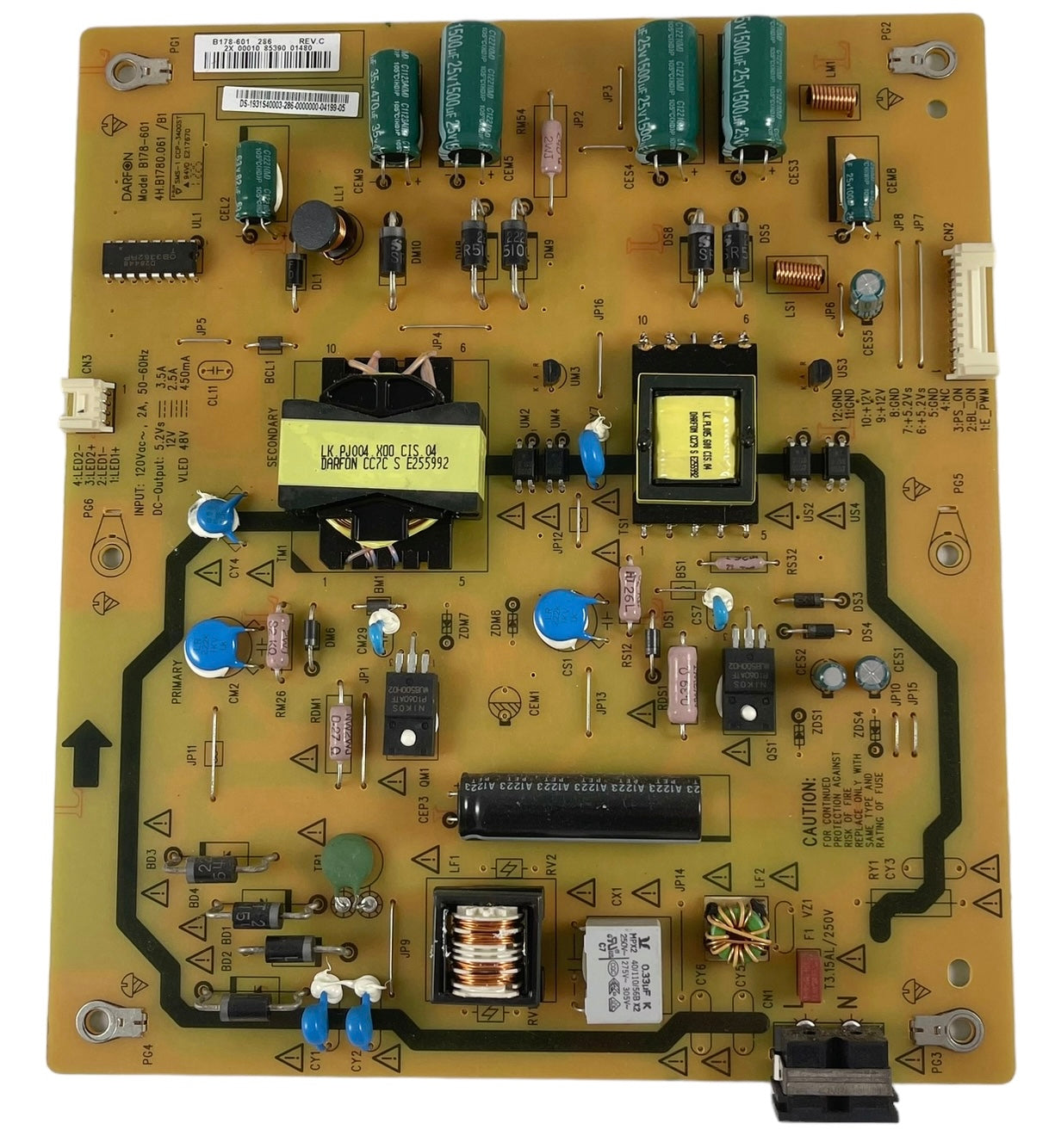 Vizio 19.31S40.003 (4H.B1780.061/B1) Power Supply / LED Board