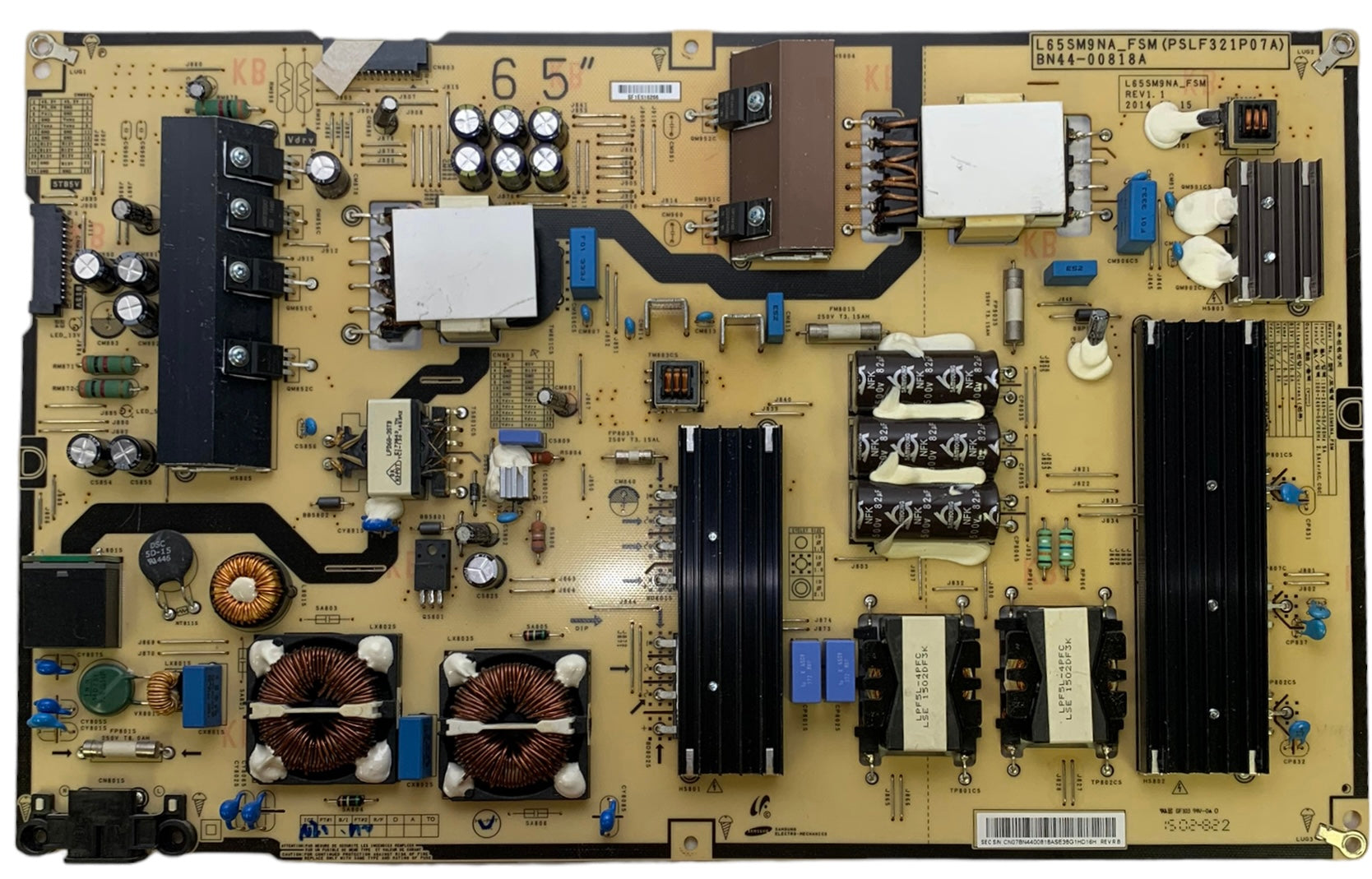 Samsung BN44-00818A Power Supply / LED Board
