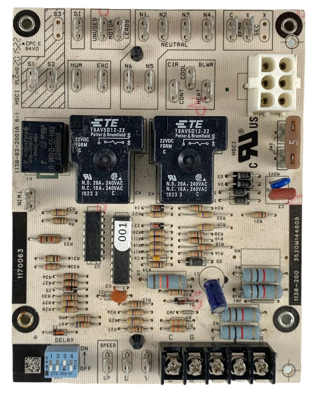 Heil Quaker 1170063 Circuit Board Part