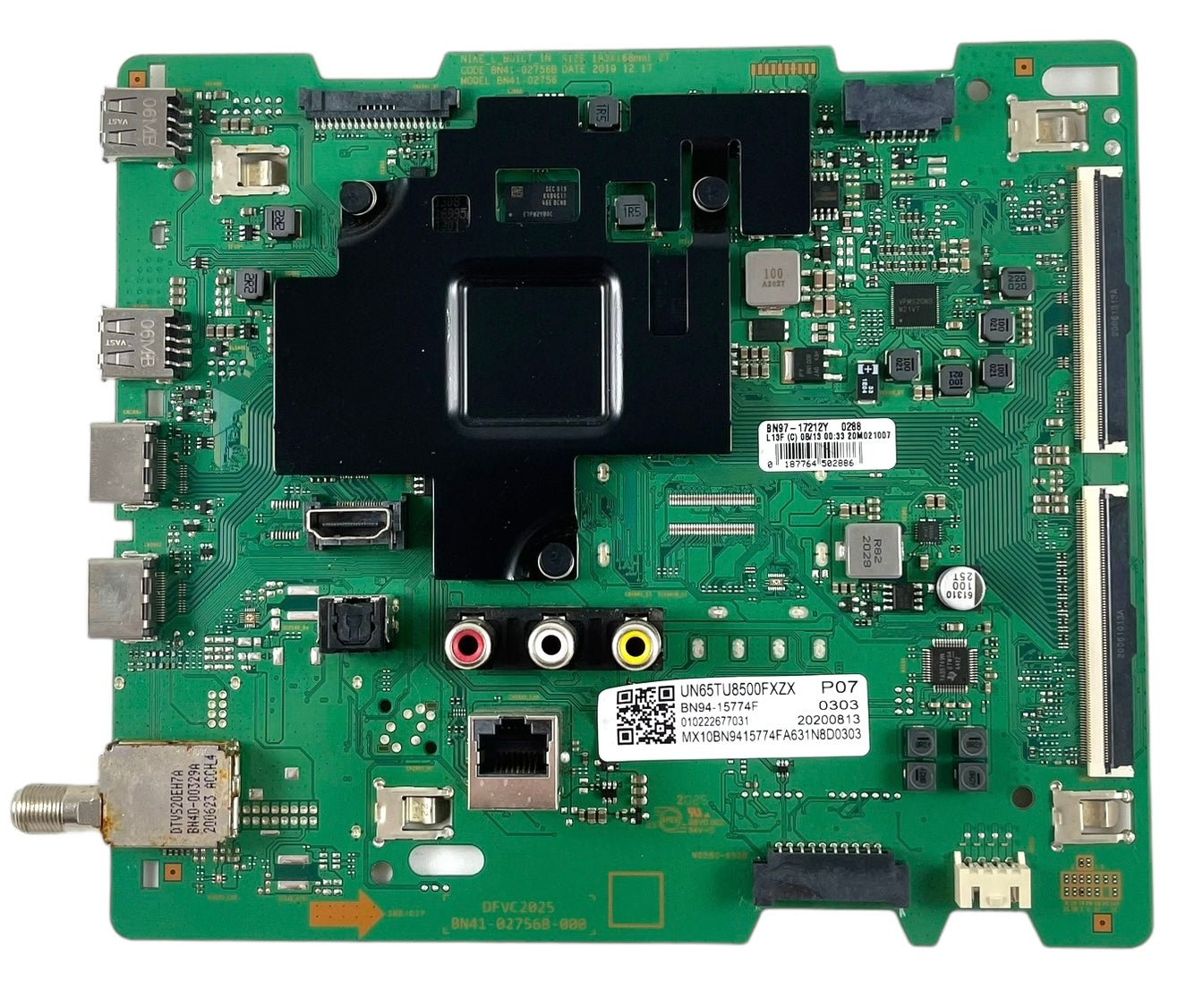 Samsung BN94-15774F Main Board for UN65TU850DFXZA (Version WA03)
