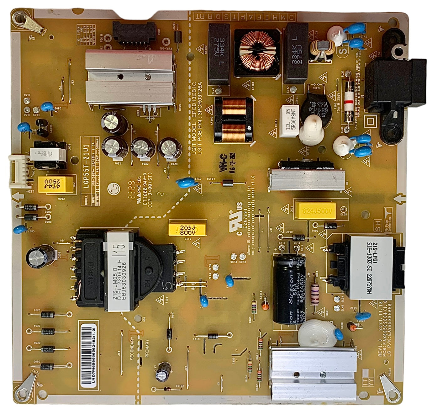 LG EAY65895656 Power Supply/LED Driver Board