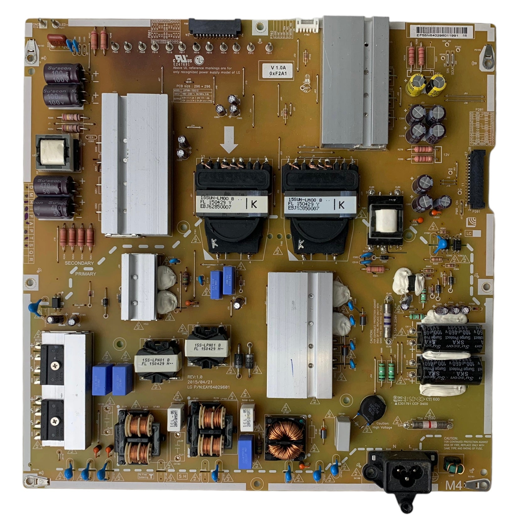 LG EAY64029601 Power Supply / LED Driver Board