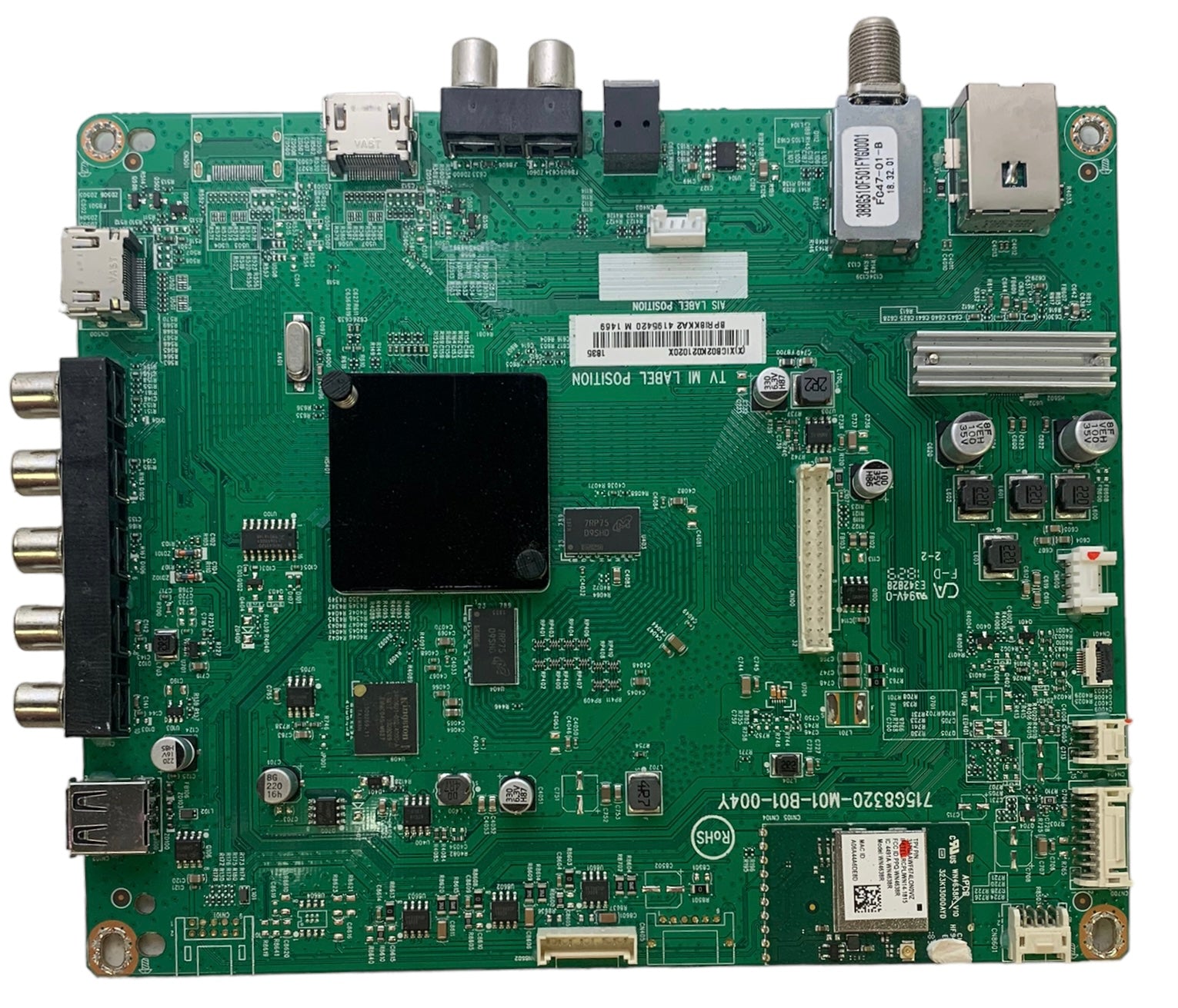 Vizio 756TXICB02K0210 Main Board for D32F-F1 (LTMUVMKU)