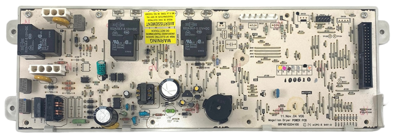 GE 8RF4B10204100 Dryer Control Board