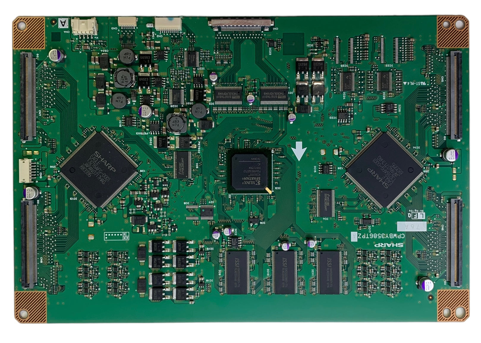Sharp CPWBY3586TPZA T-Con Board for LCD6520L-BK-AV 265FHD-T11