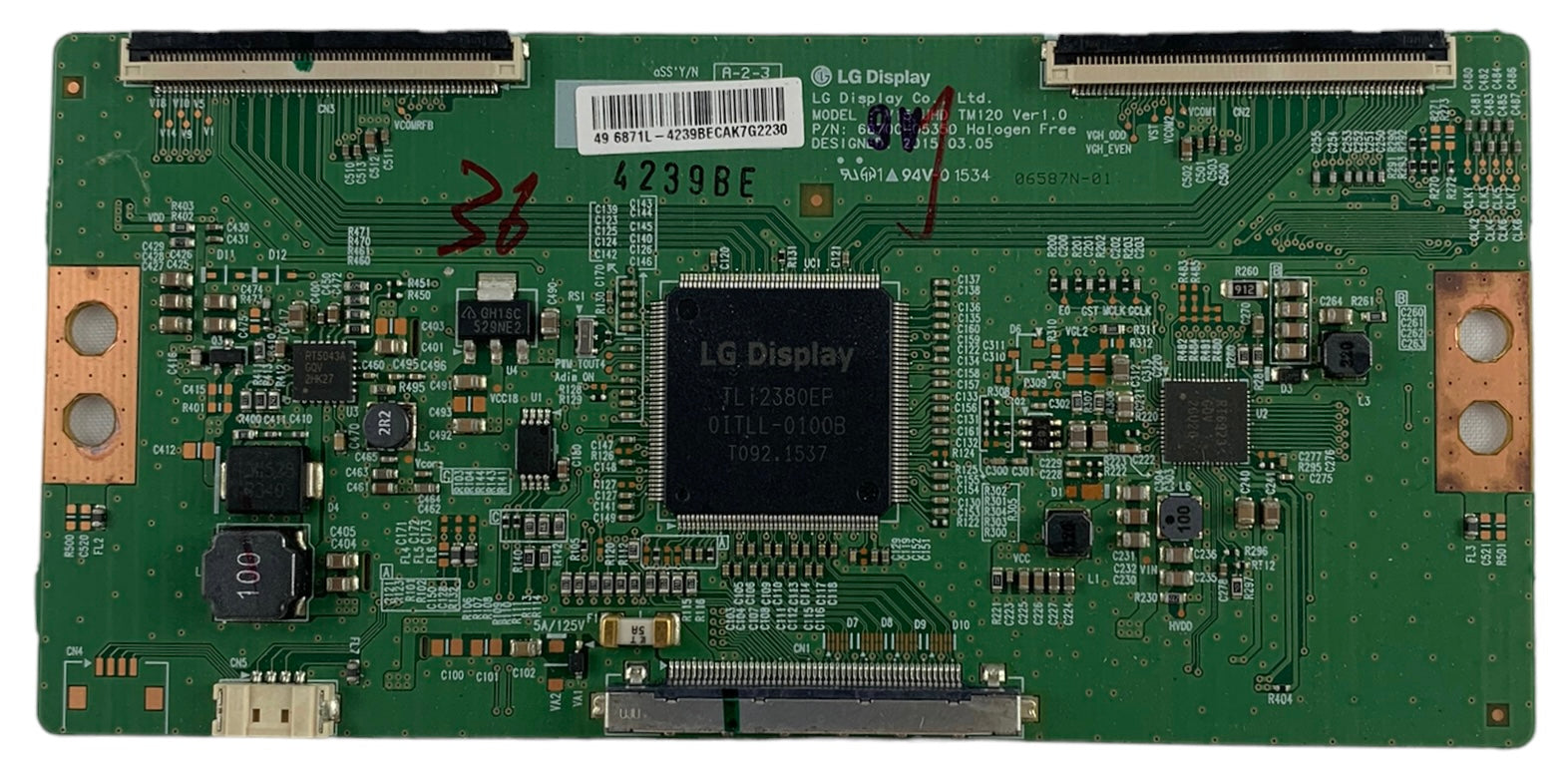 LG 6871L-4239B (6870C-0535D) T-Con Board for 49UF6400-UA.BUSYLOR