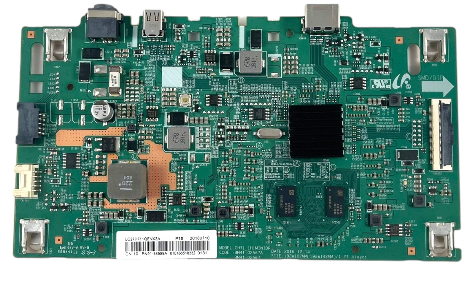 Samsung BN91-18599A Main Board for LC27H711QENXZA