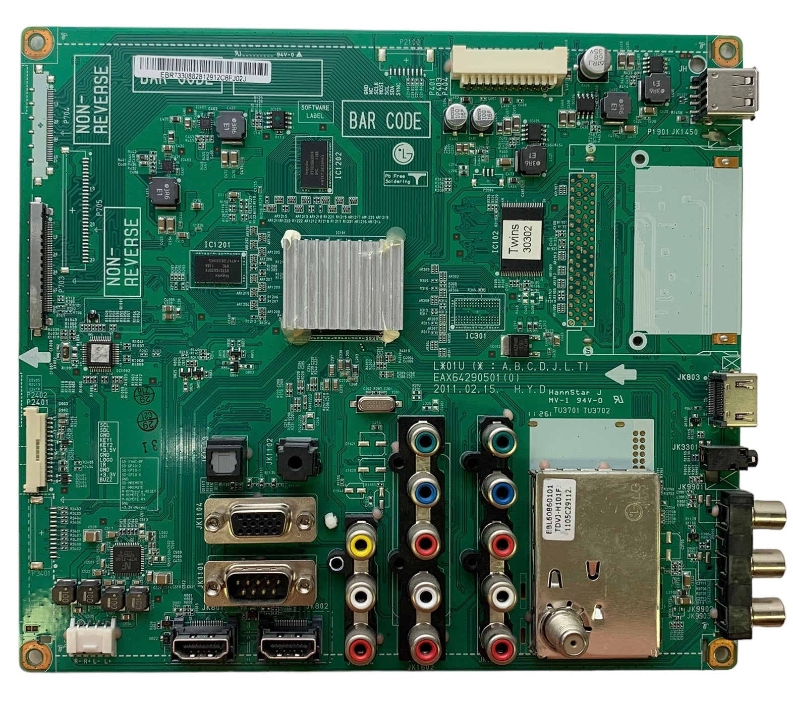LG EBR73308828 (EBT61542101) Main Board for 37LK450-UB