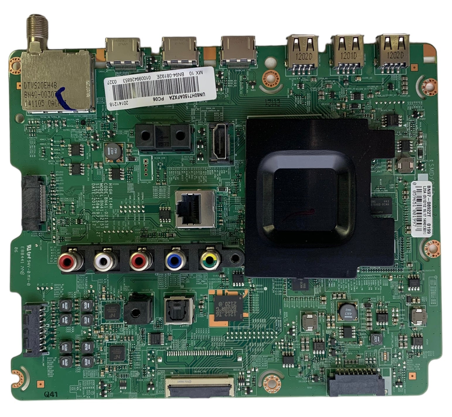 Samsung BN94-08192E Main Board for UN60H7150AFXZA