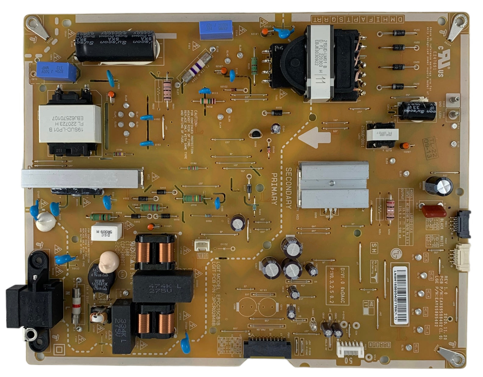 LG EAY65895402 Power Supply/LED Driver Board