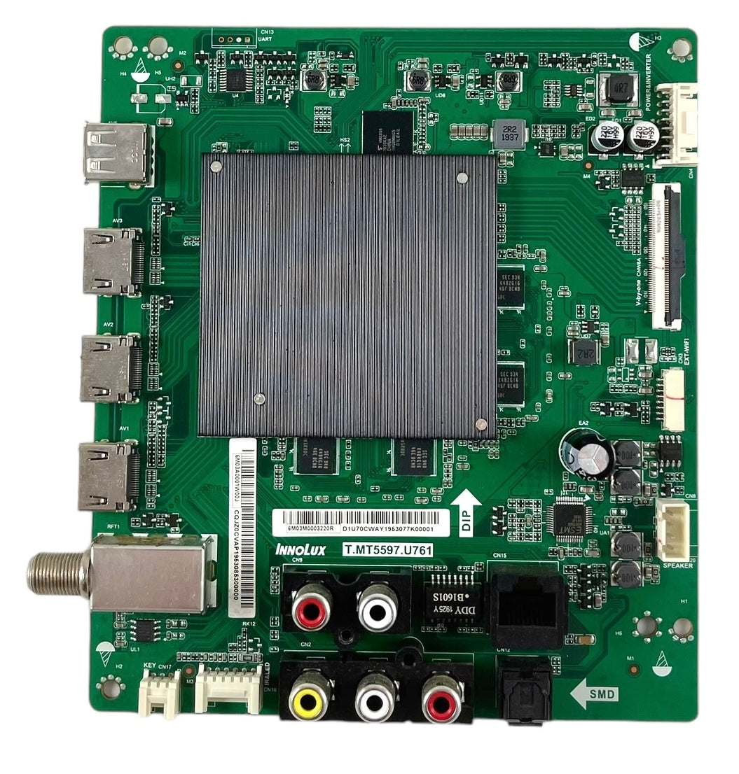 Vizio 6M03A0001W00J 6M03M0003220R Main Board for V505-G9 (LIAIXXVW Serial)