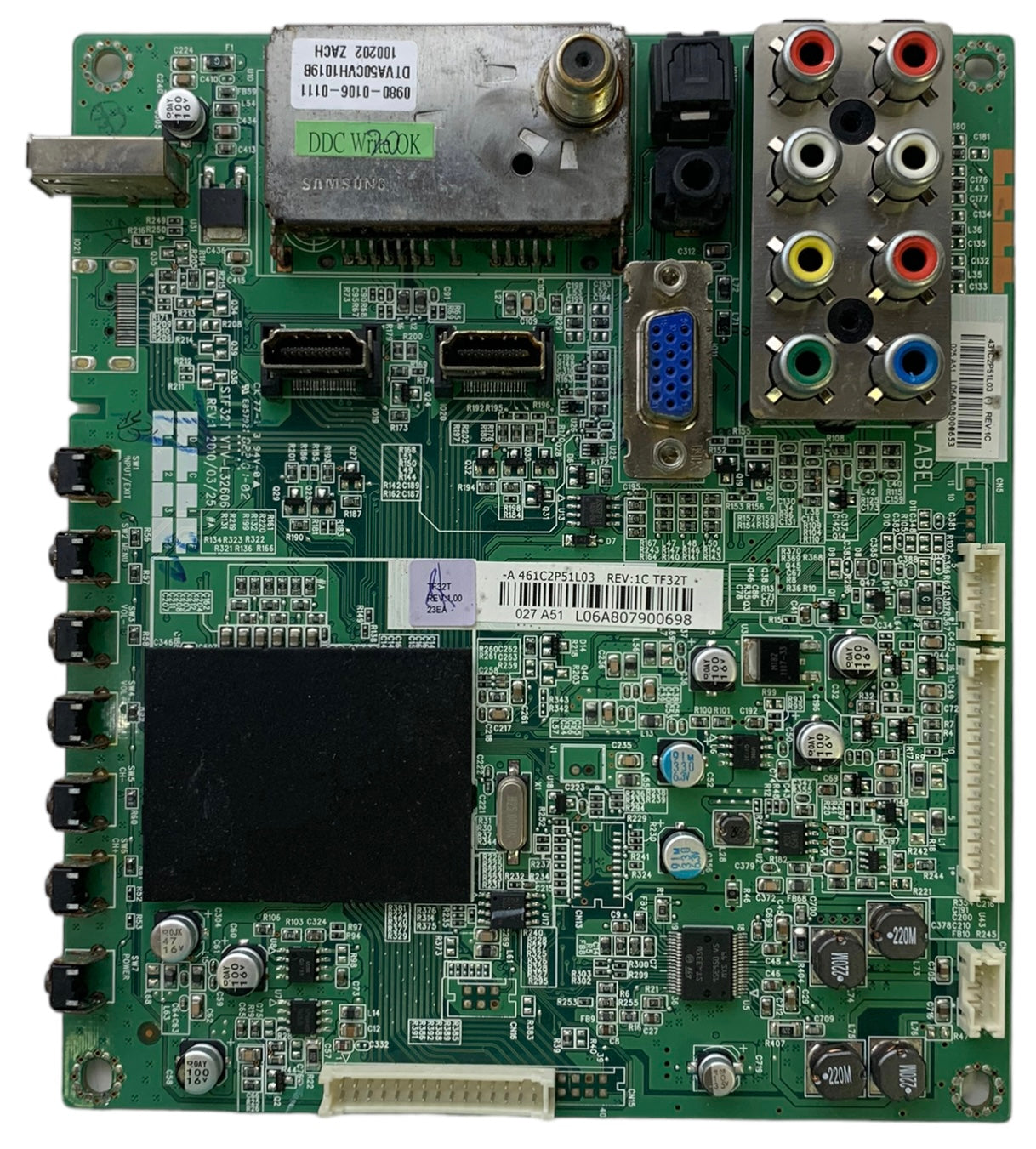 Toshiba 461C2P51L03 Main Board for 32DT1U