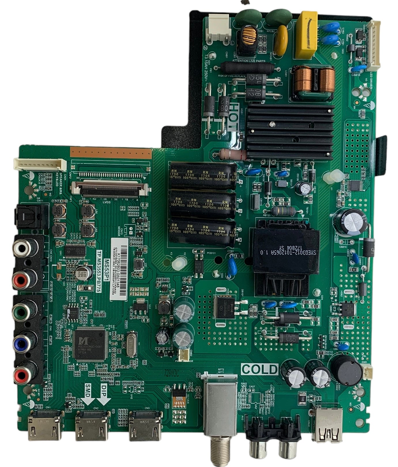 TCL T8-40NA31-MA2 Main Board/Power Supply for 40D100LCAA