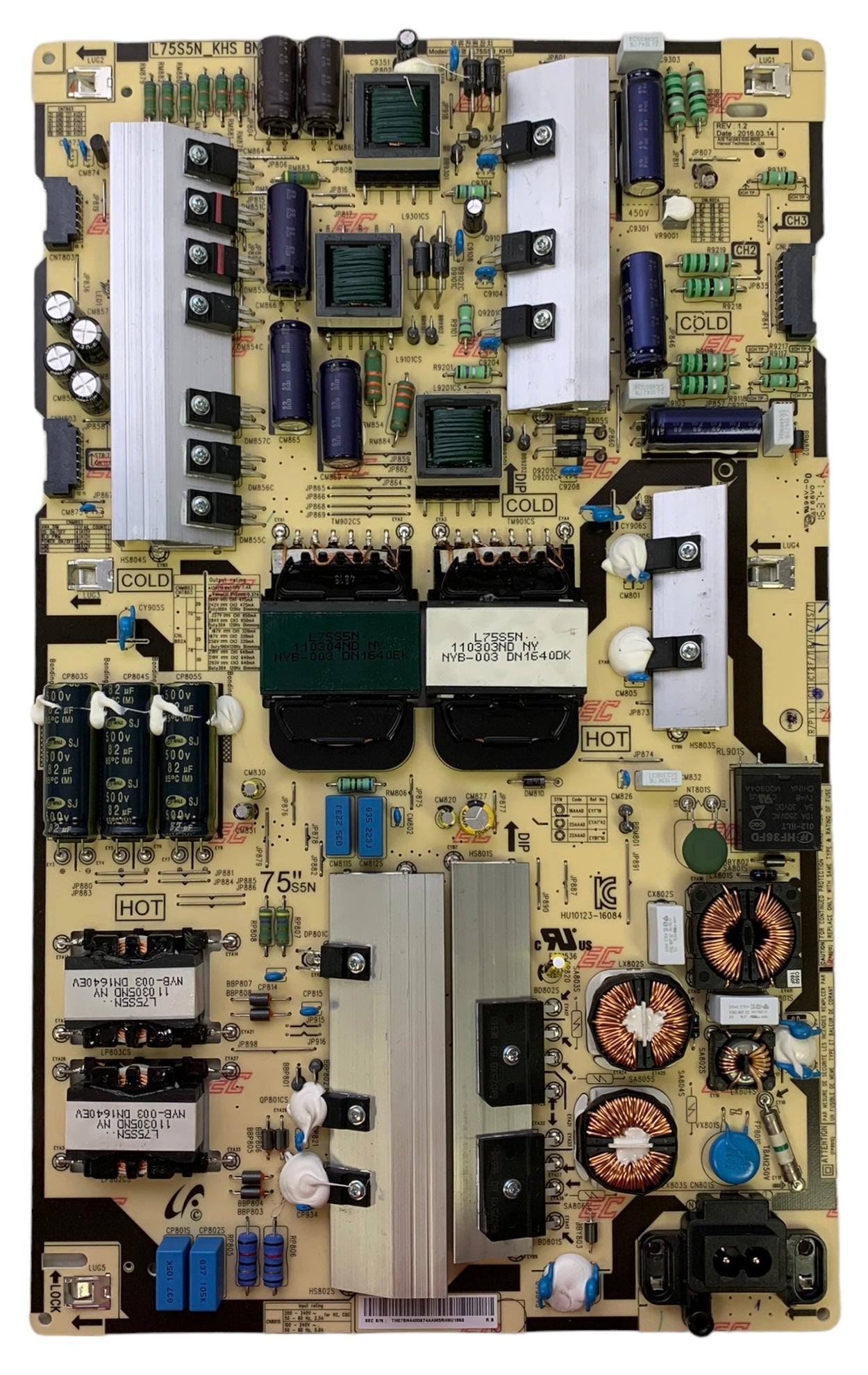 Samsung BN44-00874A Power Supply / LED Board