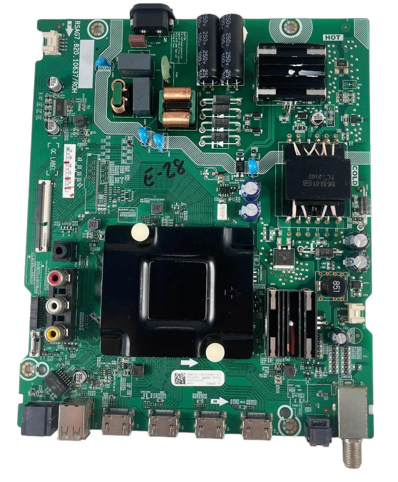 Hisense Main Board/Power Supply 283581 283582 for 43A6G