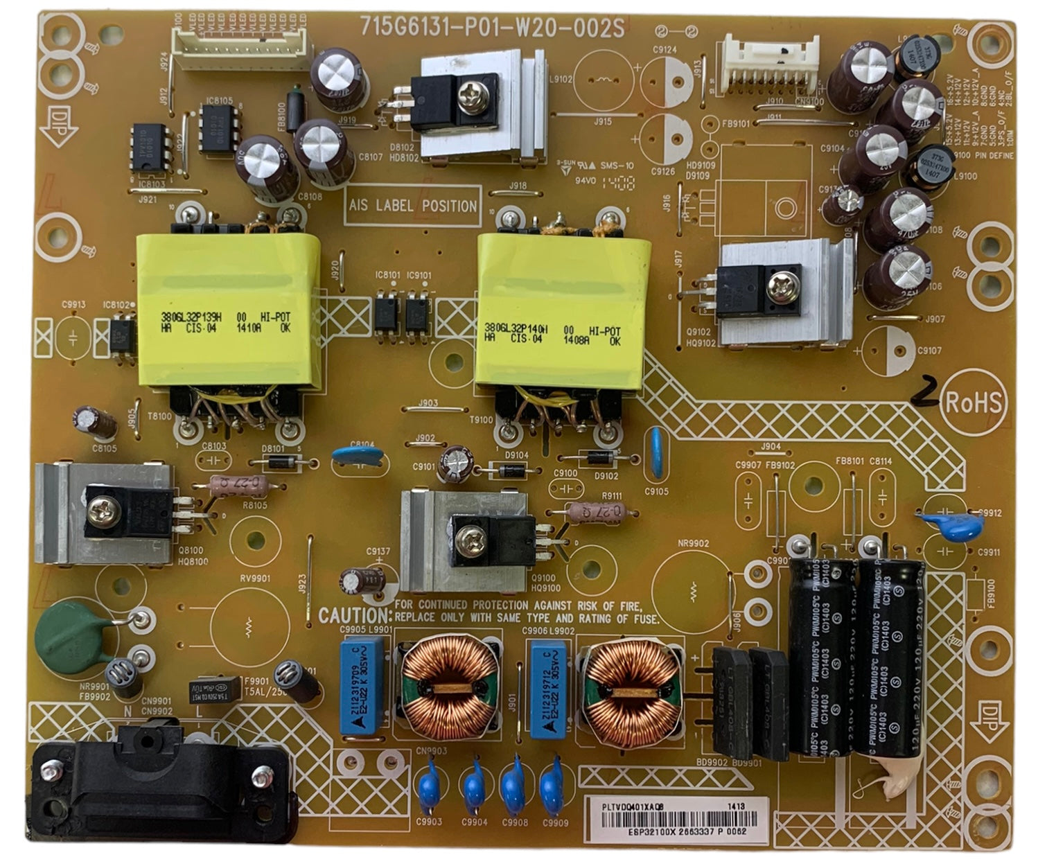 Vizio PLTVDQ401XAQ8 Power Supply / LED Board for E420-B1