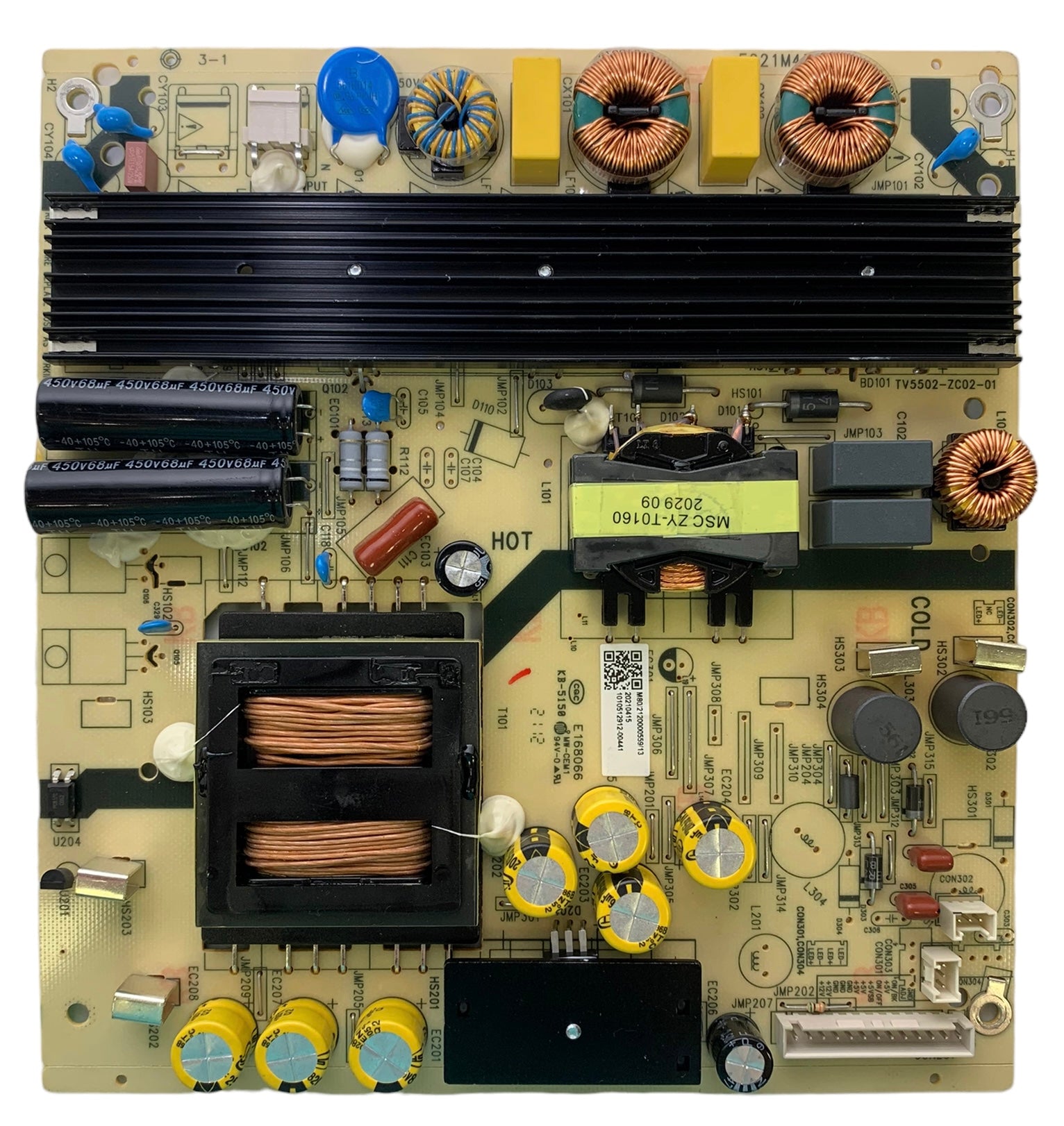 JVC 514C5502M80 Power Supply Board for LT-55MAW595