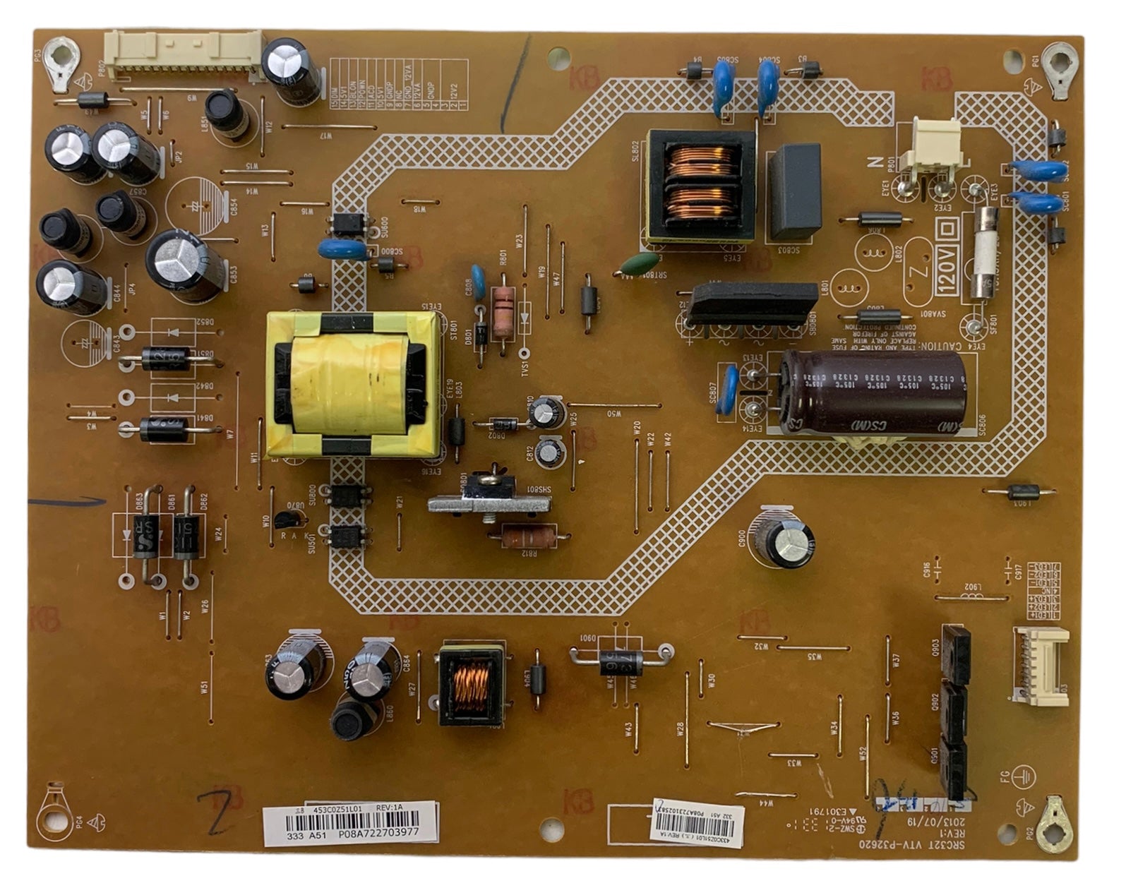 Toshiba 433C0Z51L01 (453C0Z51L01)Power Supply / LED Board