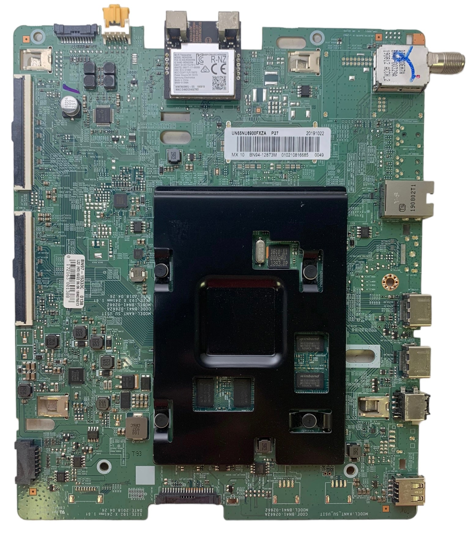 Samsung BN94-12873M Main Board for UN65NU6900FXZA (Version BA03)