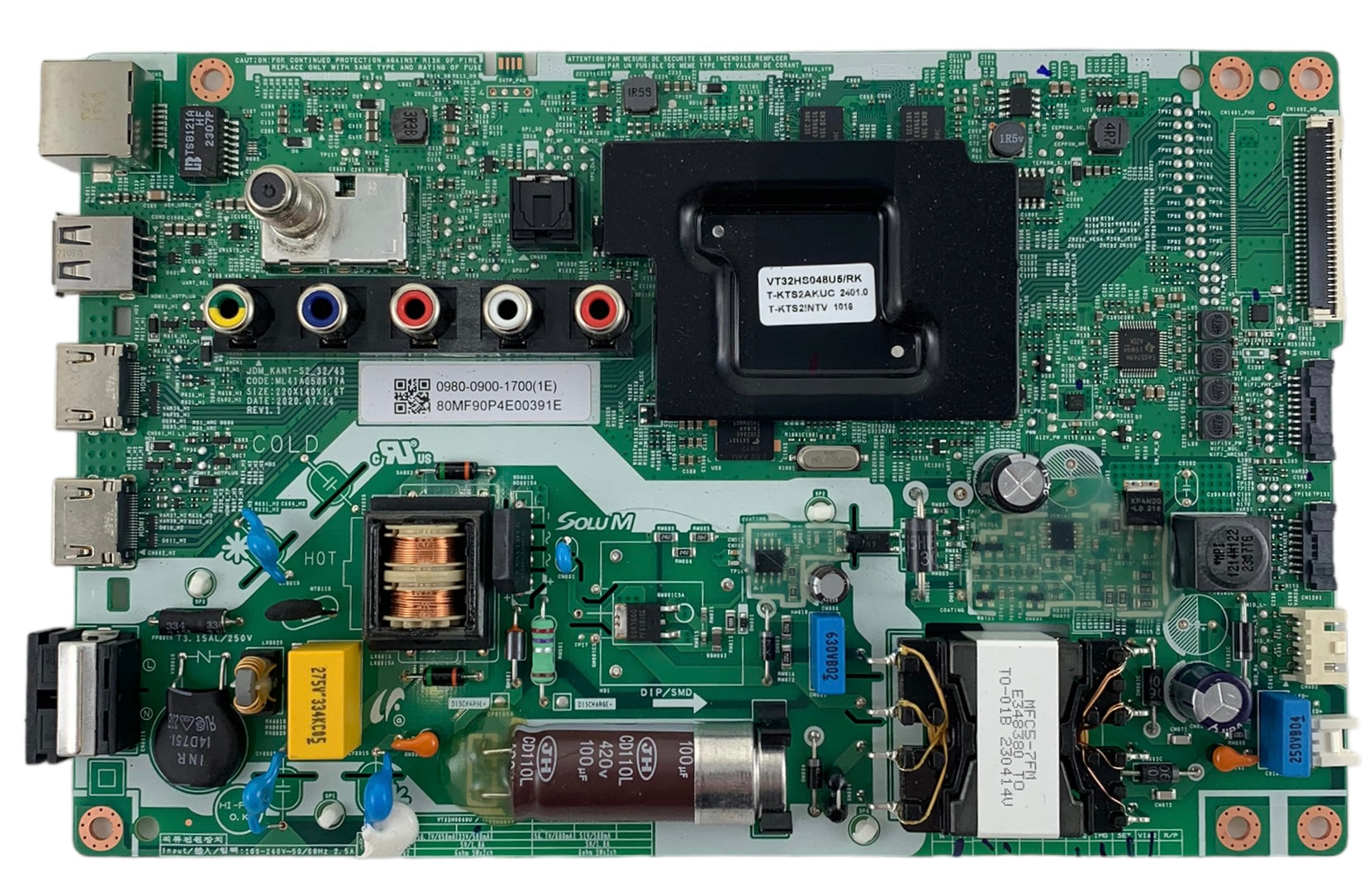 Samsung 0980-0900-1700 Main Board Power Supply for UN32M4500BFXZA (Version VI09)