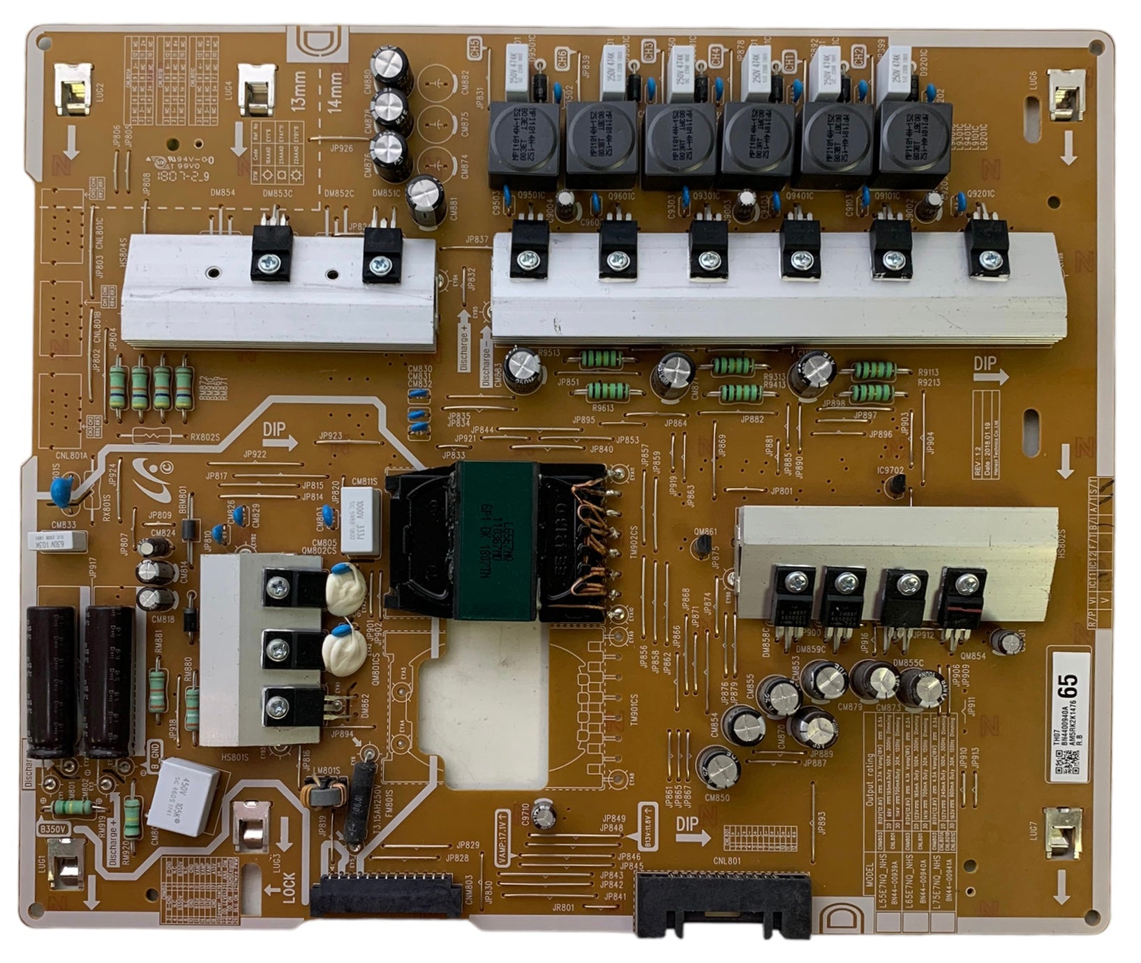 Samsung BN44-00940A Power Supply / LED Board