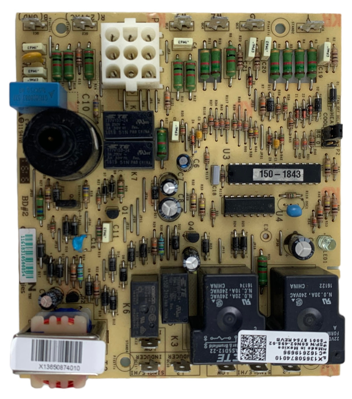 Trane American Standard 50N02-495-02 (X13650874010) Integrated Furnace Control