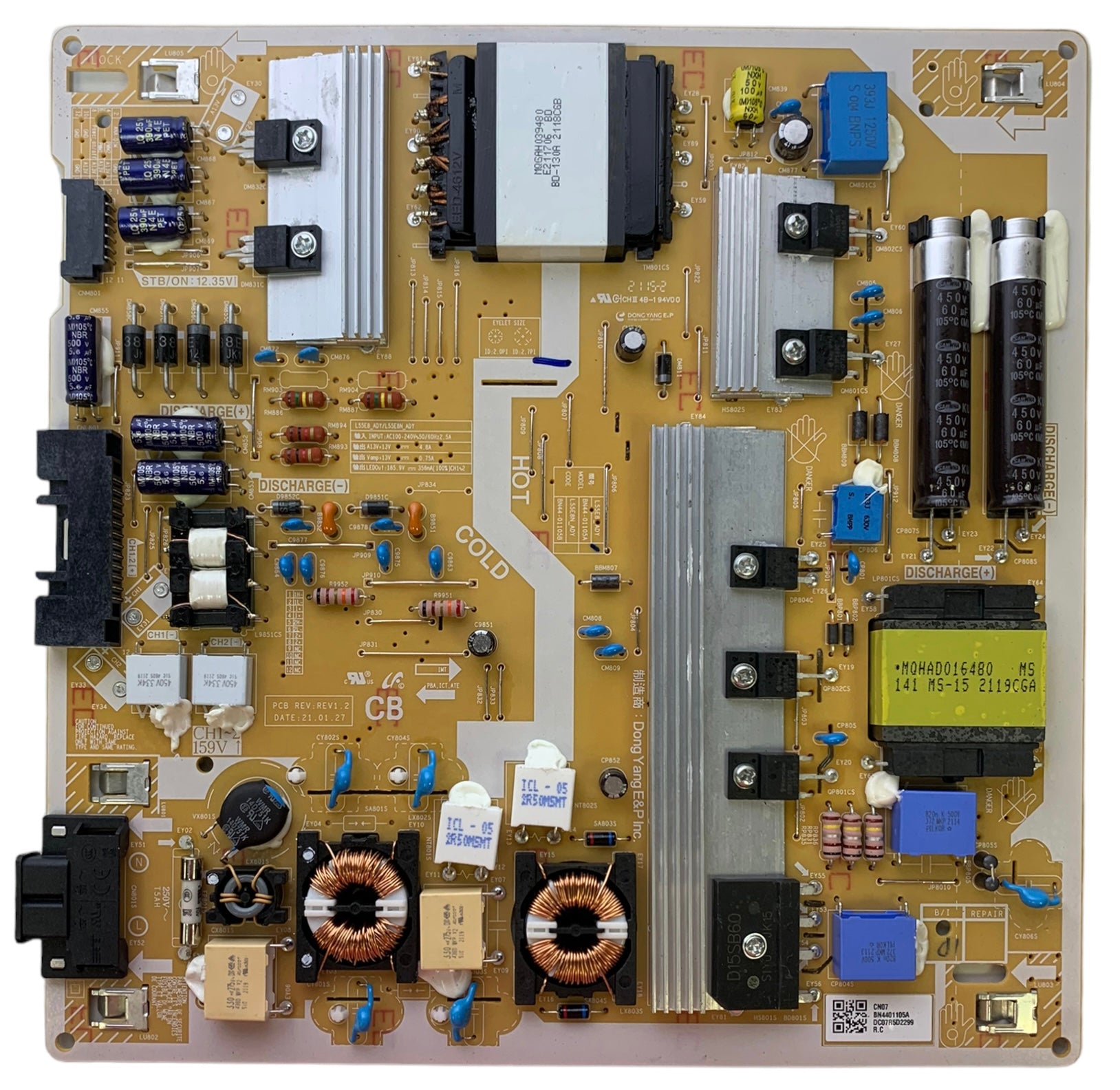 Samsung BN44-01105A Power Supply / LED Board