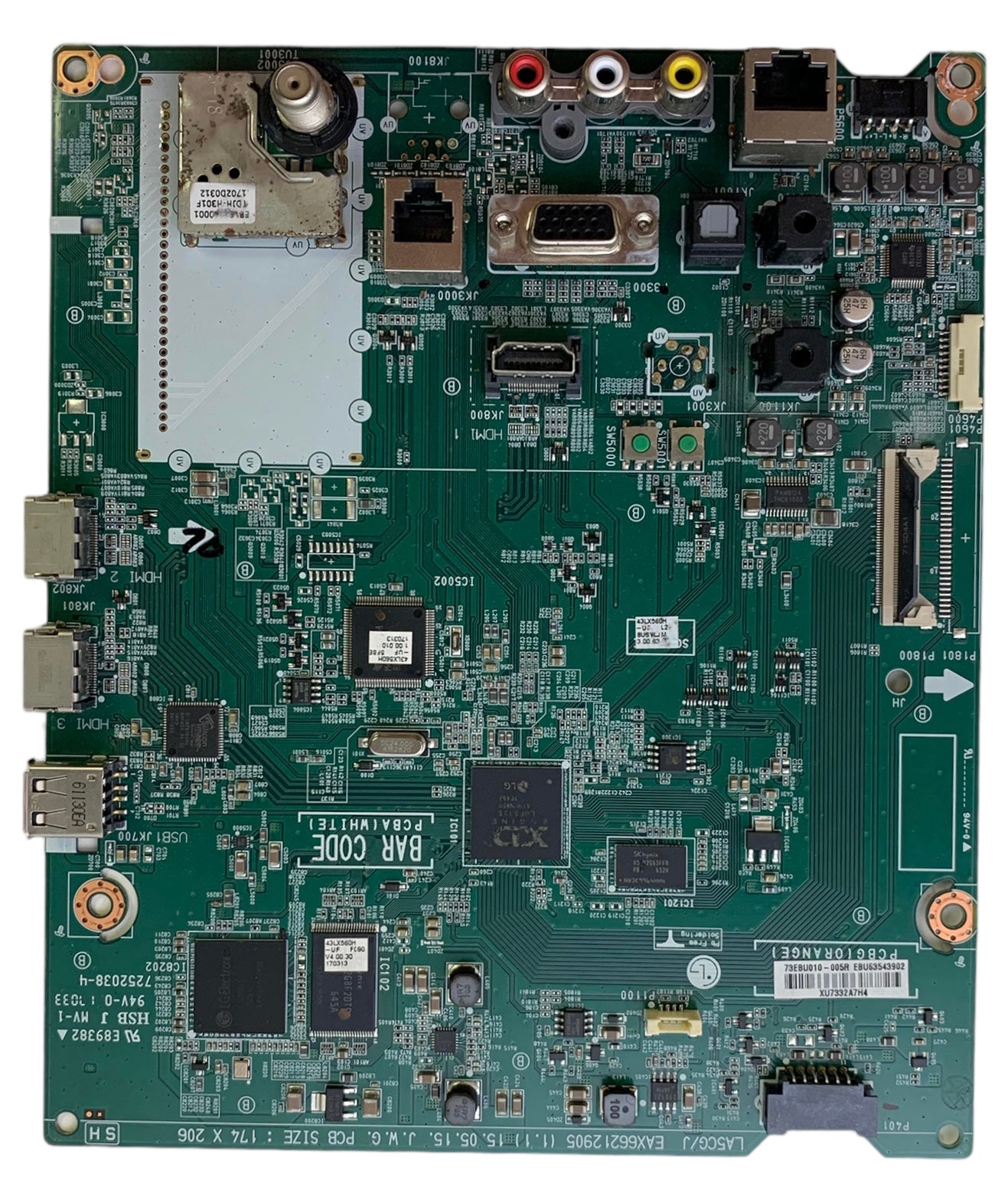 LG EBU63543902 Main Board for 43LX560H-UF