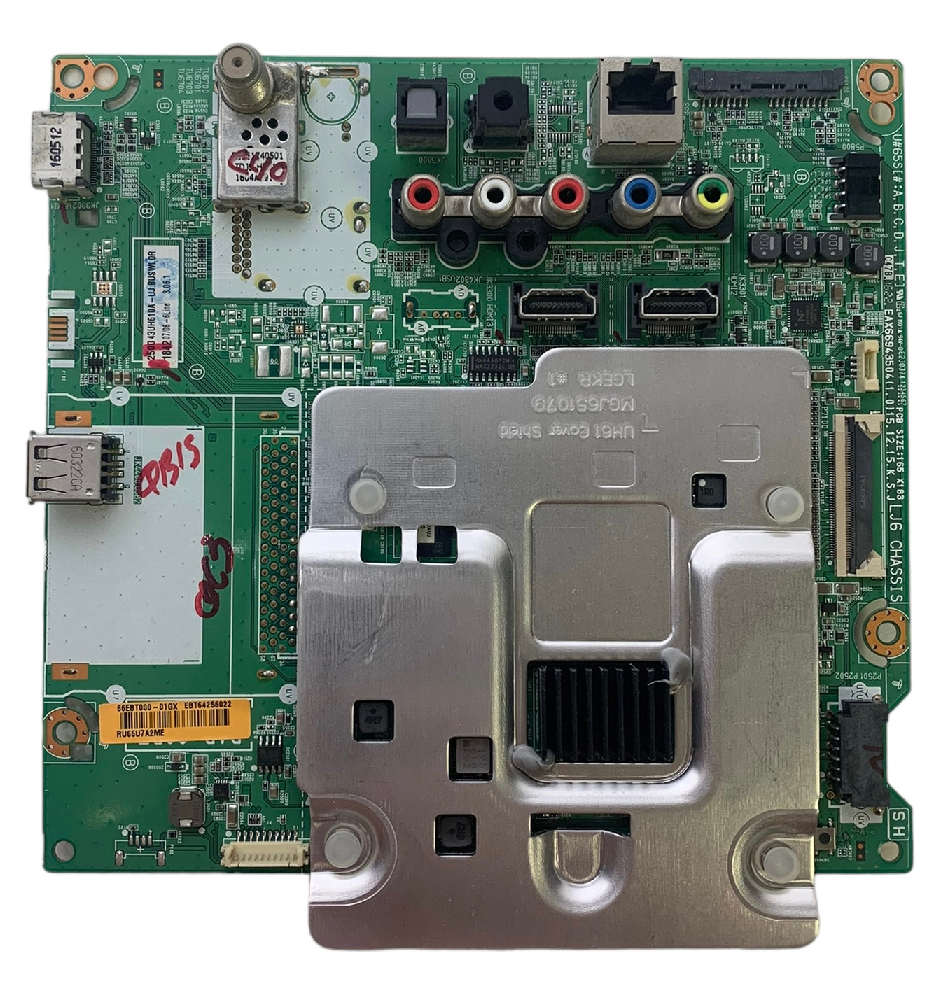 LG EBT64256022 Main Board for 43UH610A-UJ.BUSWLOR