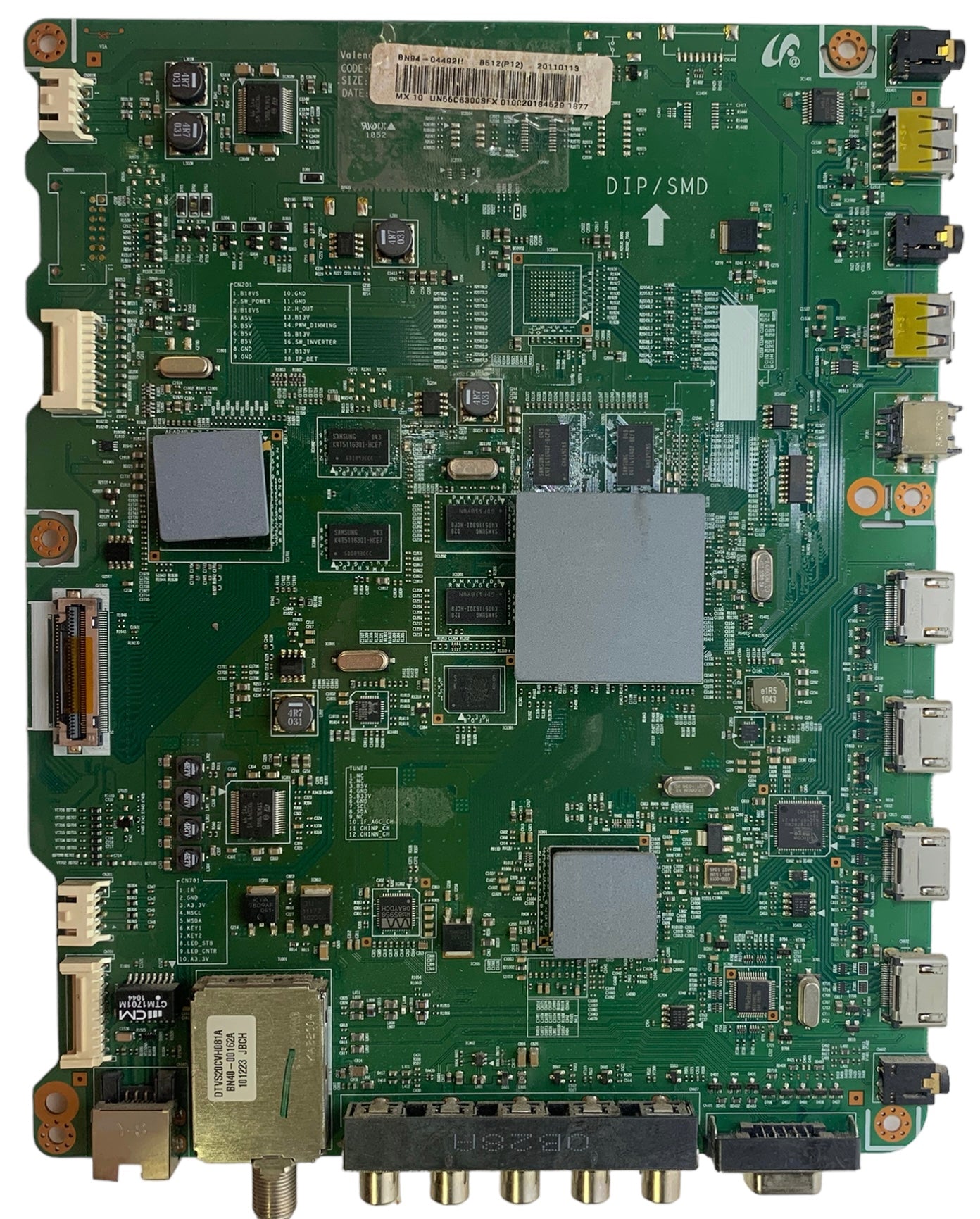 Samsung BN94-04492H Main Board for UN55C6300SFXZA