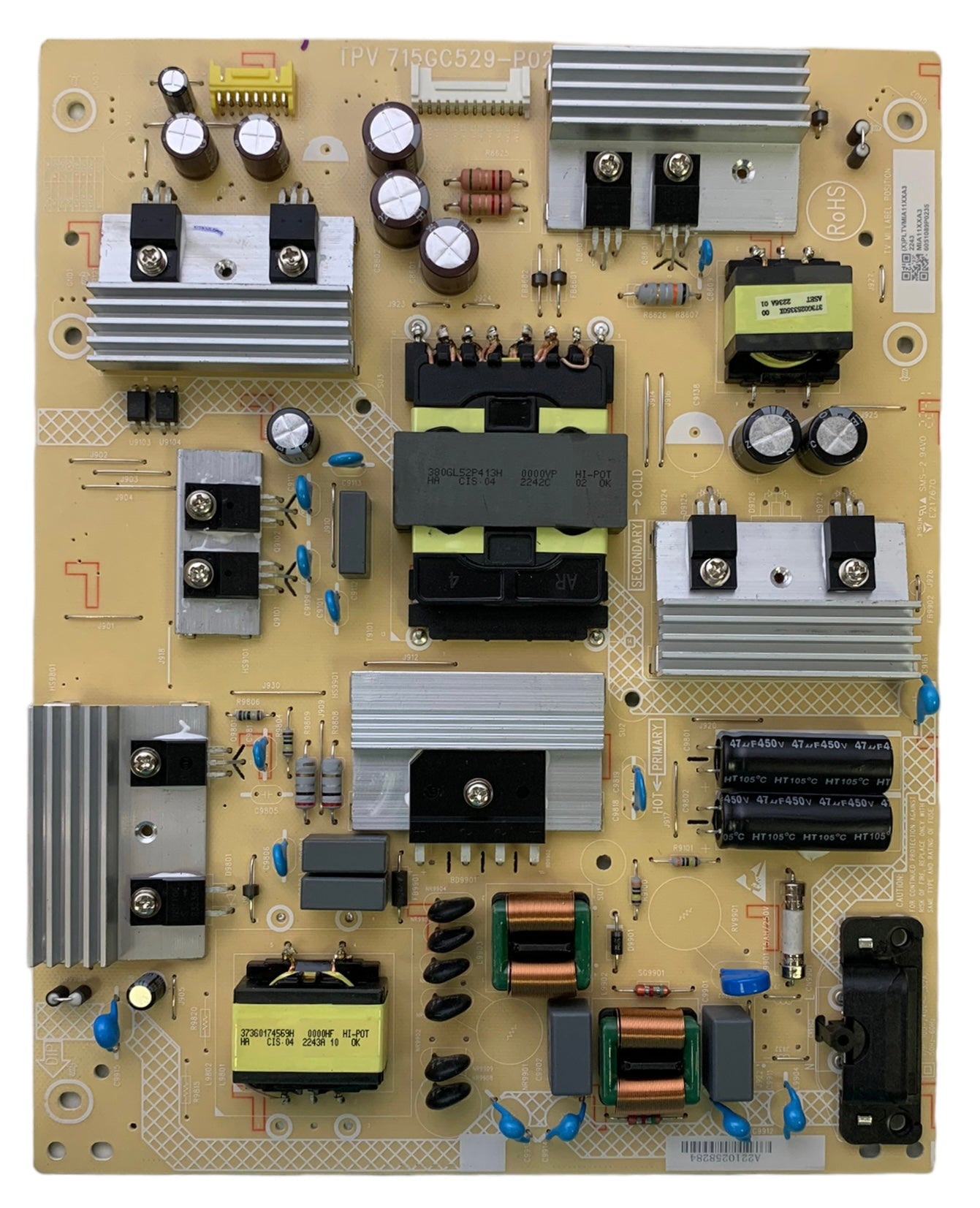 Onn PLTVMIA11XXA3 Power Supply Board