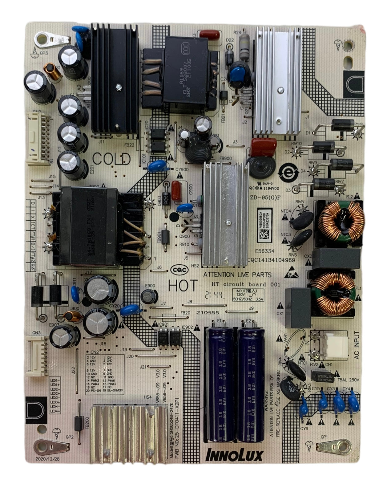 Vizio P650D308DA 6M04B00044000 Power Supply/LED Driver