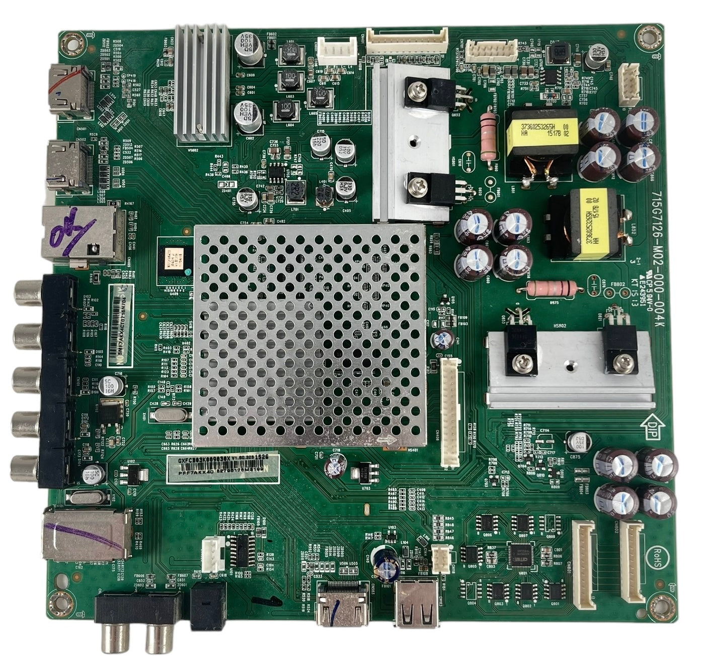 Vizio 756TXFCB03K0090 Main Board for E50-C1 (LTMWSKBR Serial)