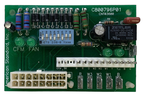 American Standard C800796P01 CNT03600 Defrost Control Board