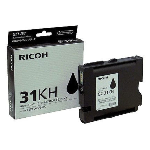 New, Pre-Owned - Ricoh GC31KH High Yield Black Inkjet Cartridge